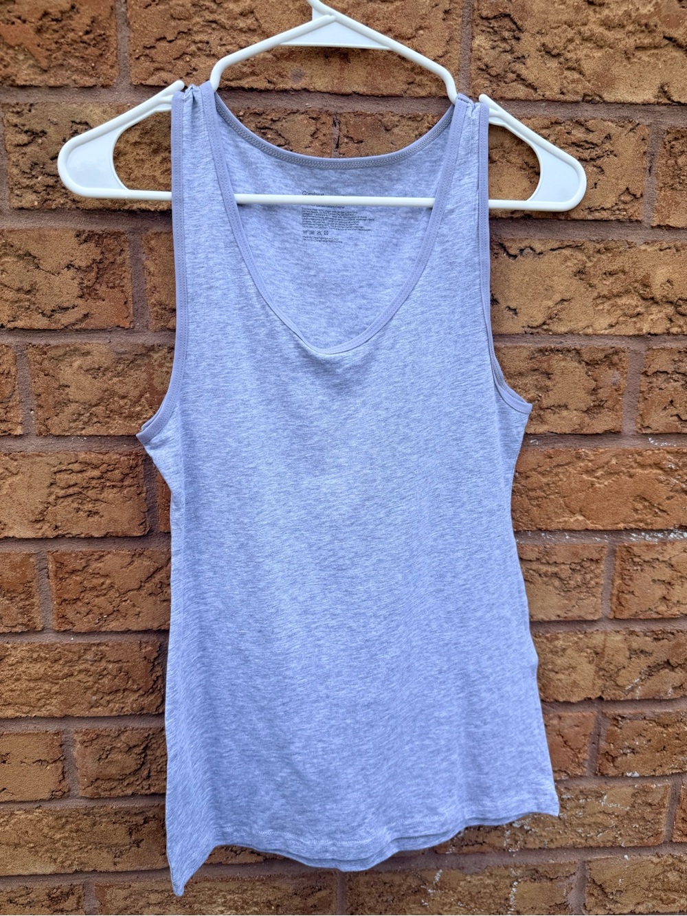 10/$25 • Comfneat Cotton Light Gray Sleeveless Tank Top